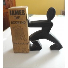 Vintage New Box James The Bookend Black & Blum Anglo Swiss Pop Art Resin Taiwan   153131320657